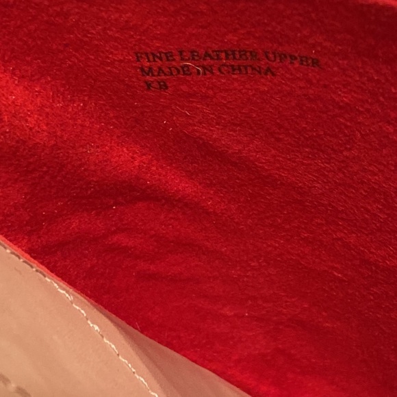 Charles David Sicilian red size 11 slides shoes flowers 🌺 daisies suede leather - Picture 11 of 16